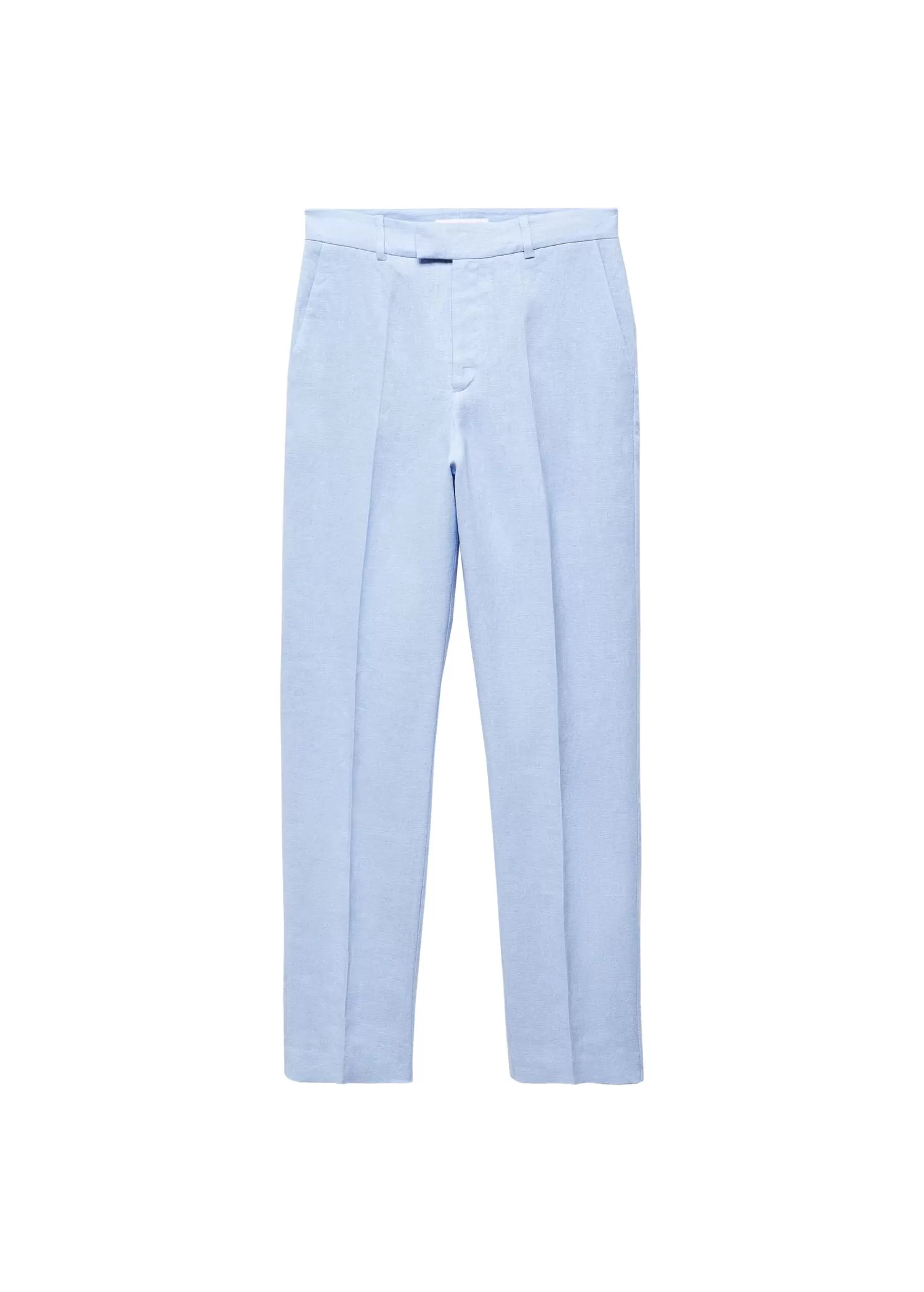 100% linen suit trousers