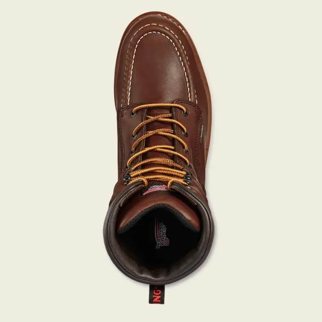 411 Red Wing Men's 8 Waterproof Traction Tred Soft Toe