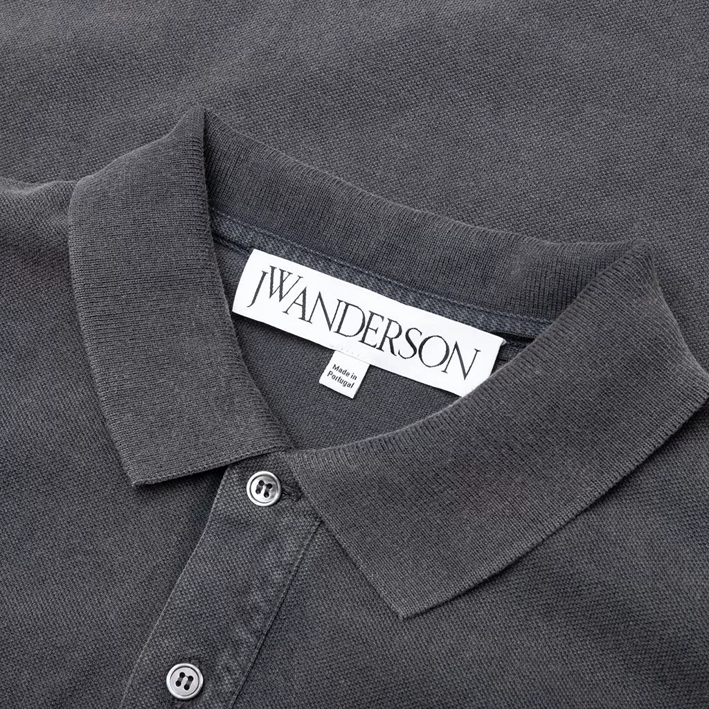 Anchor S/S Polo Shirt - Charcoal