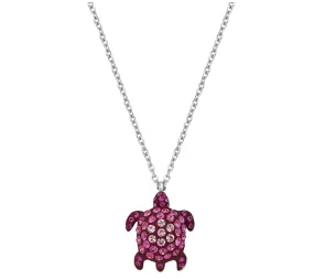 Atelier Swarovski MUSTIQUE SEA LIFE TURTLE PENDANT, Small, Pink, Palladium-5533751