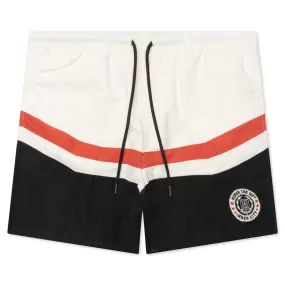 Brushed Poly Track Short - Black