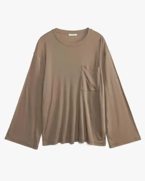 By Malene Birger Fayeh Long Sleeve T-Shirt Shitake