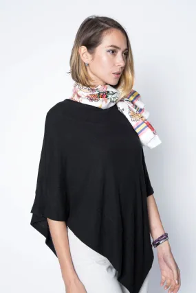 Classic Poncho Sweater Wrap in Regular Length