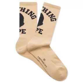 College Socks - Beige