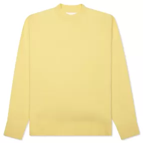 Crew Knit Sweater - Lemon