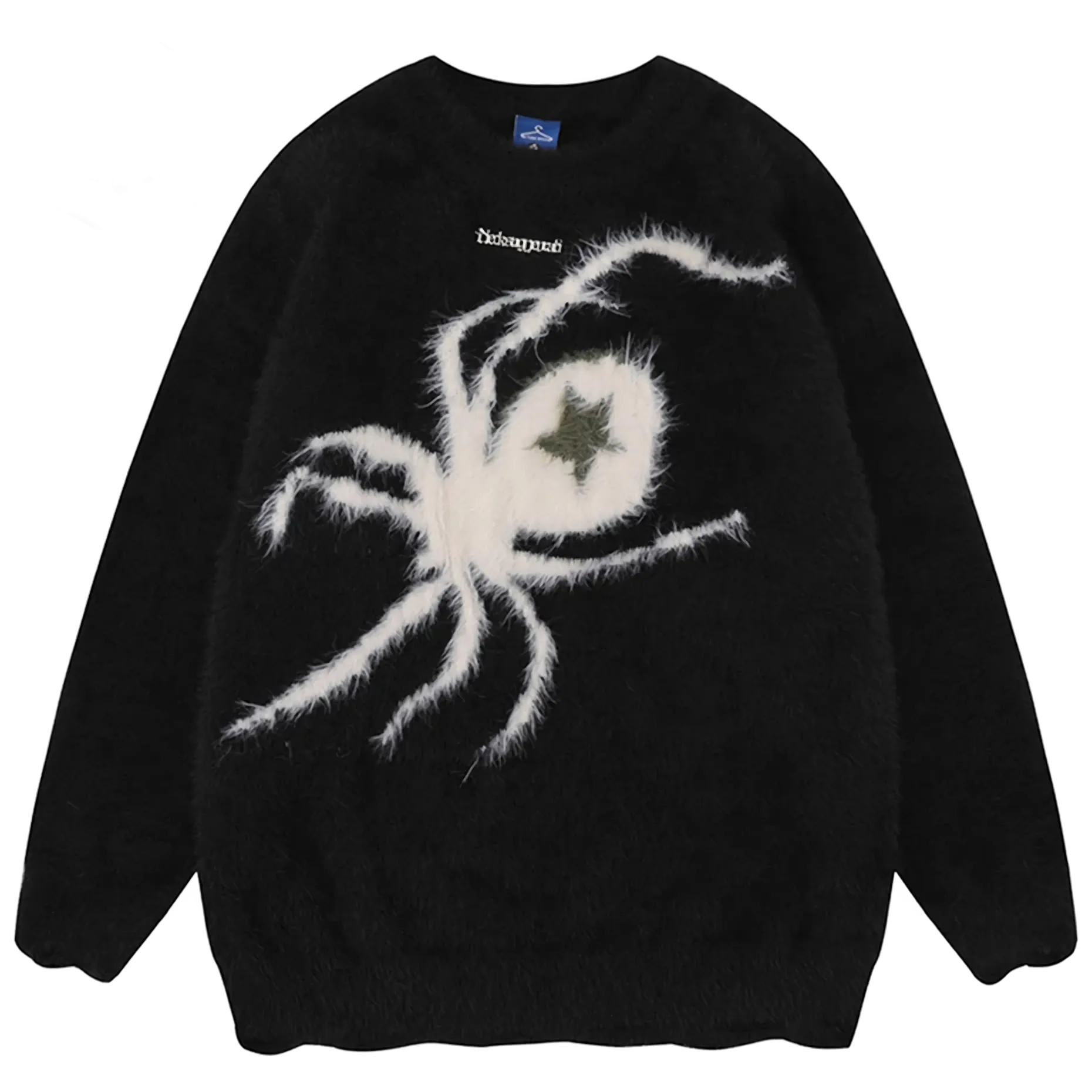 Disintegration 'Poison' Oversized Spider Knit Sweater