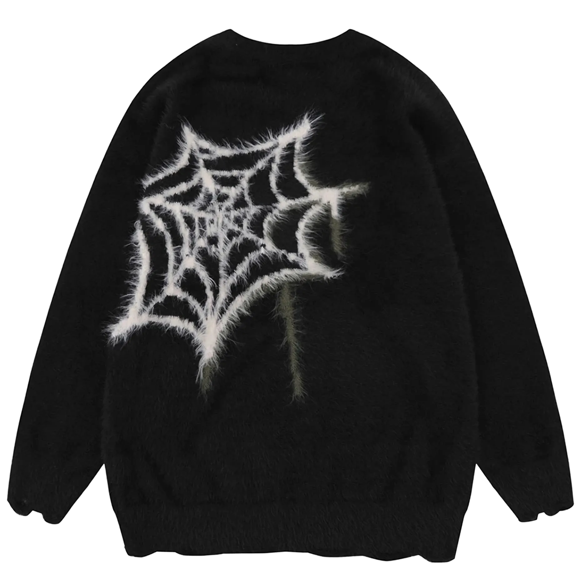 Disintegration 'Poison' Oversized Spider Knit Sweater