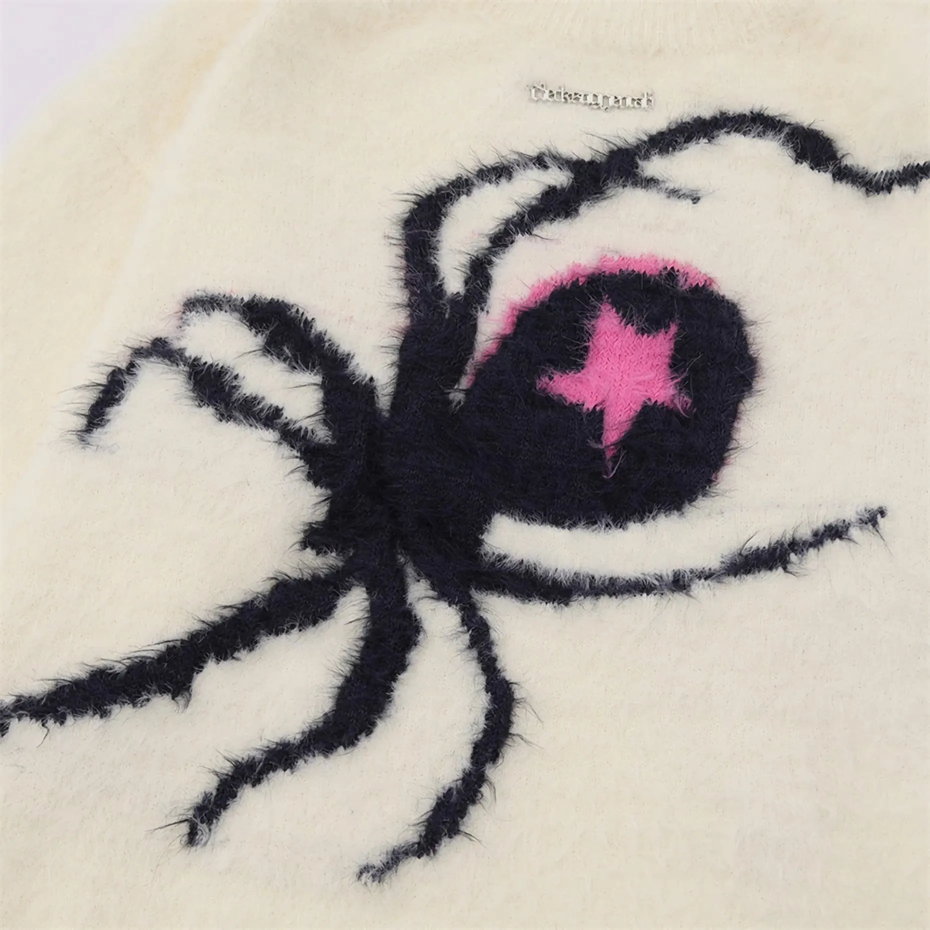 Disintegration 'Poison' Oversized Spider Knit Sweater