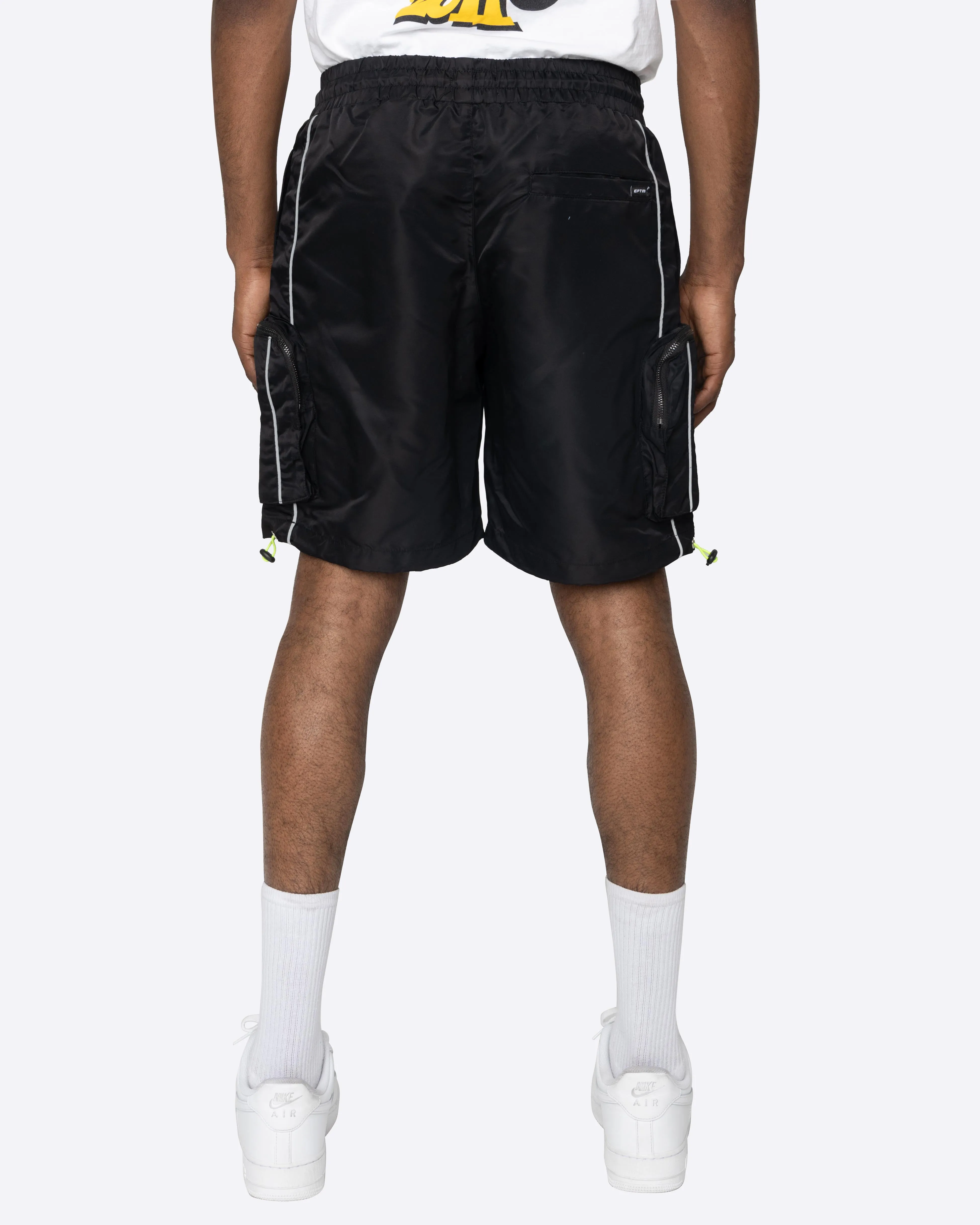 EPTM 3M CARGO SHORTS-BLACK