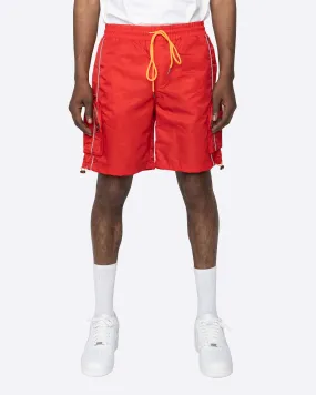 EPTM 3M CARGO SHORTS-RED