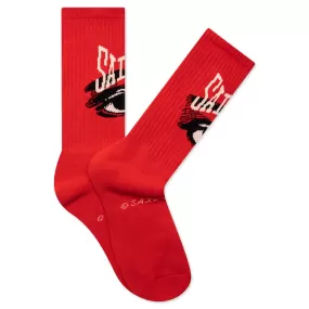 Eye Socks - Red