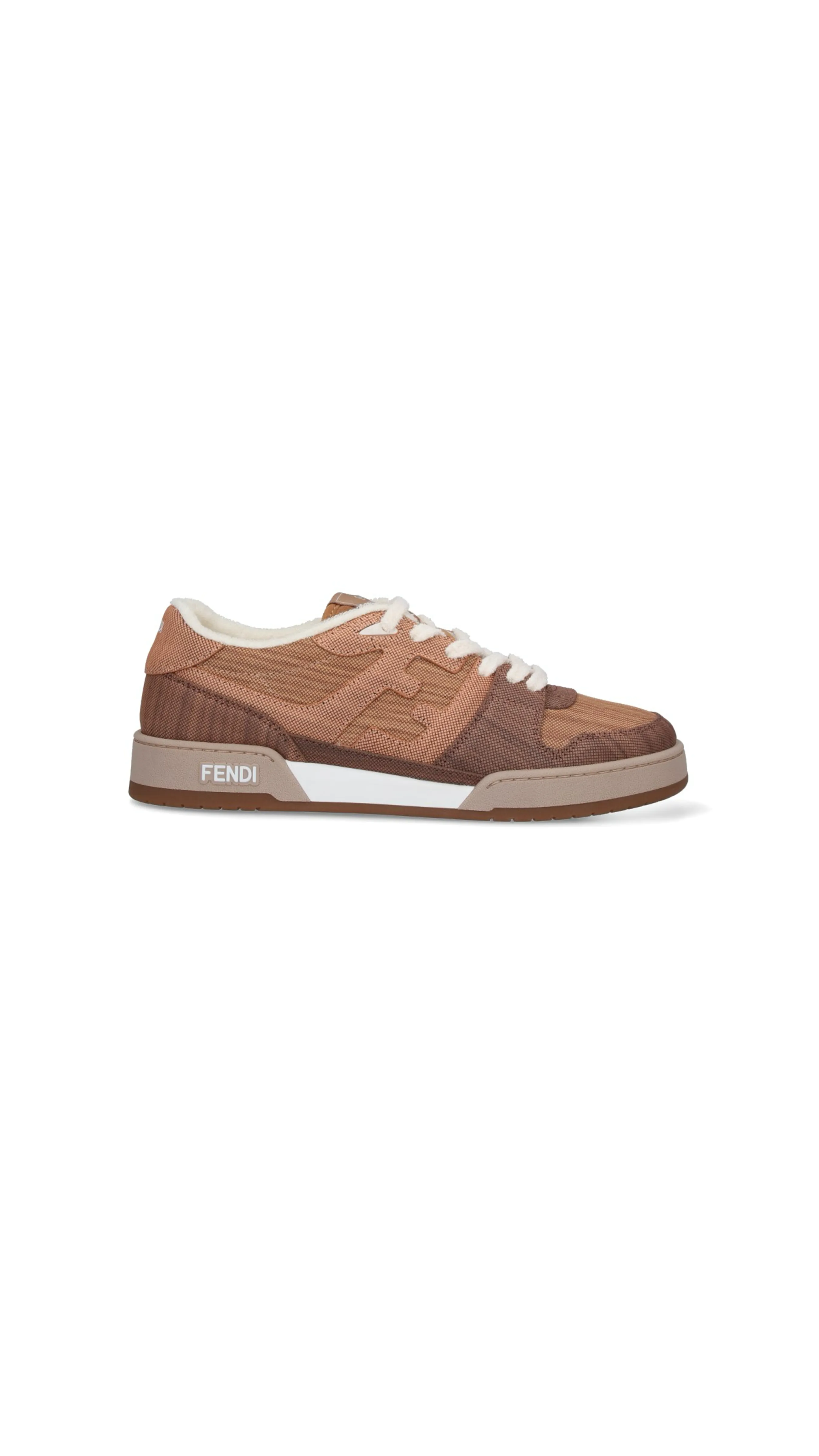 Fendi Match Sneakers Low-tops - Brown