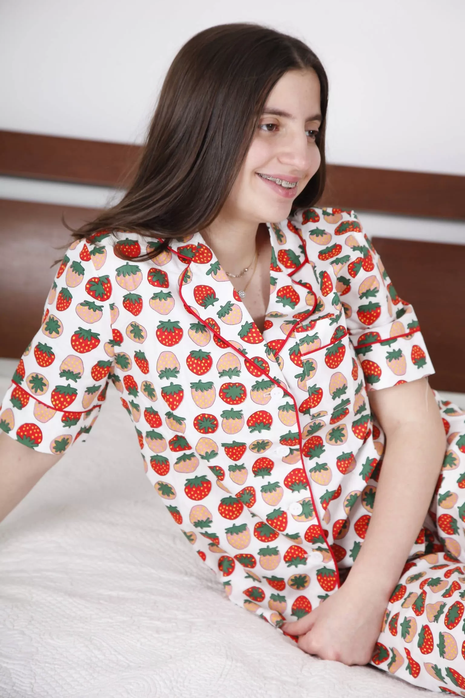 FRUIT PRINTED PAJAMAS- THE THOUSAND KNOT