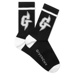 G Rider Socks - Black/White