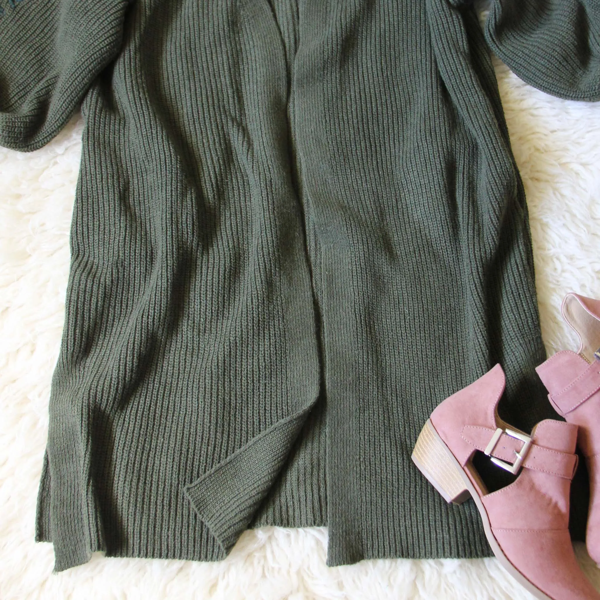 Grandpa Cozy Sweater in Olive