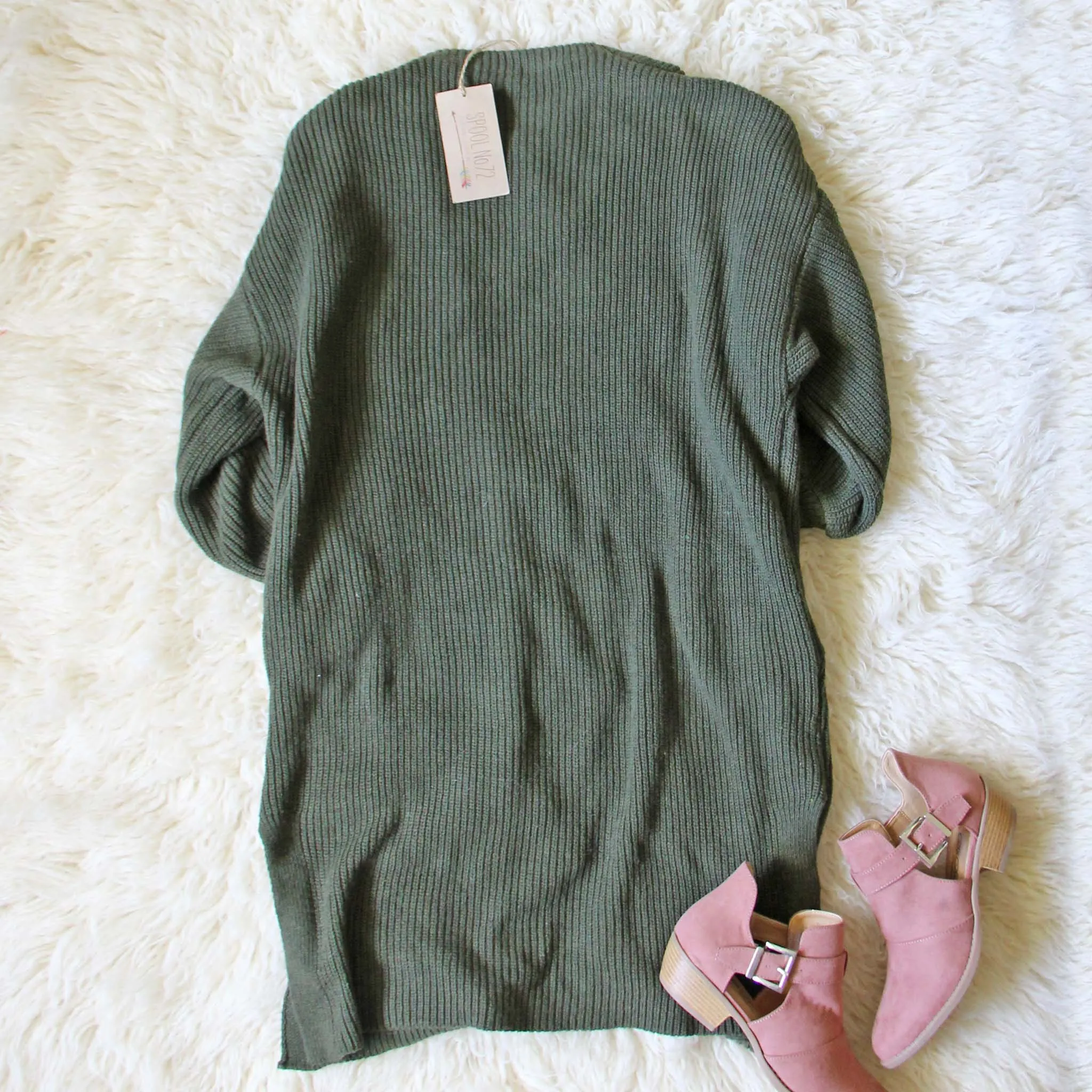 Grandpa Cozy Sweater in Olive