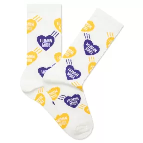 Heart Socks - Purple