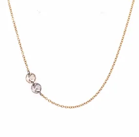 Inverted Free Set Diamond Necklace