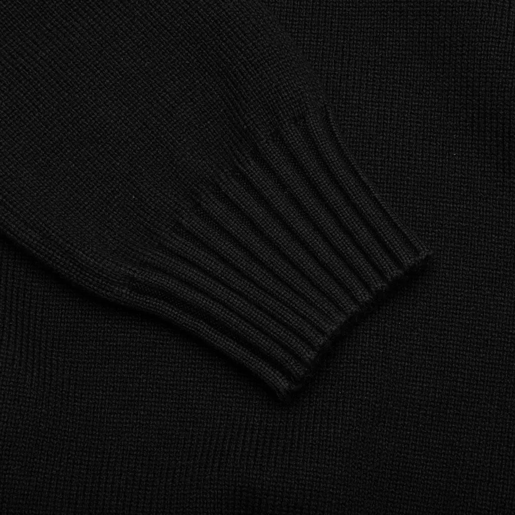 Knitted Sweater - Black