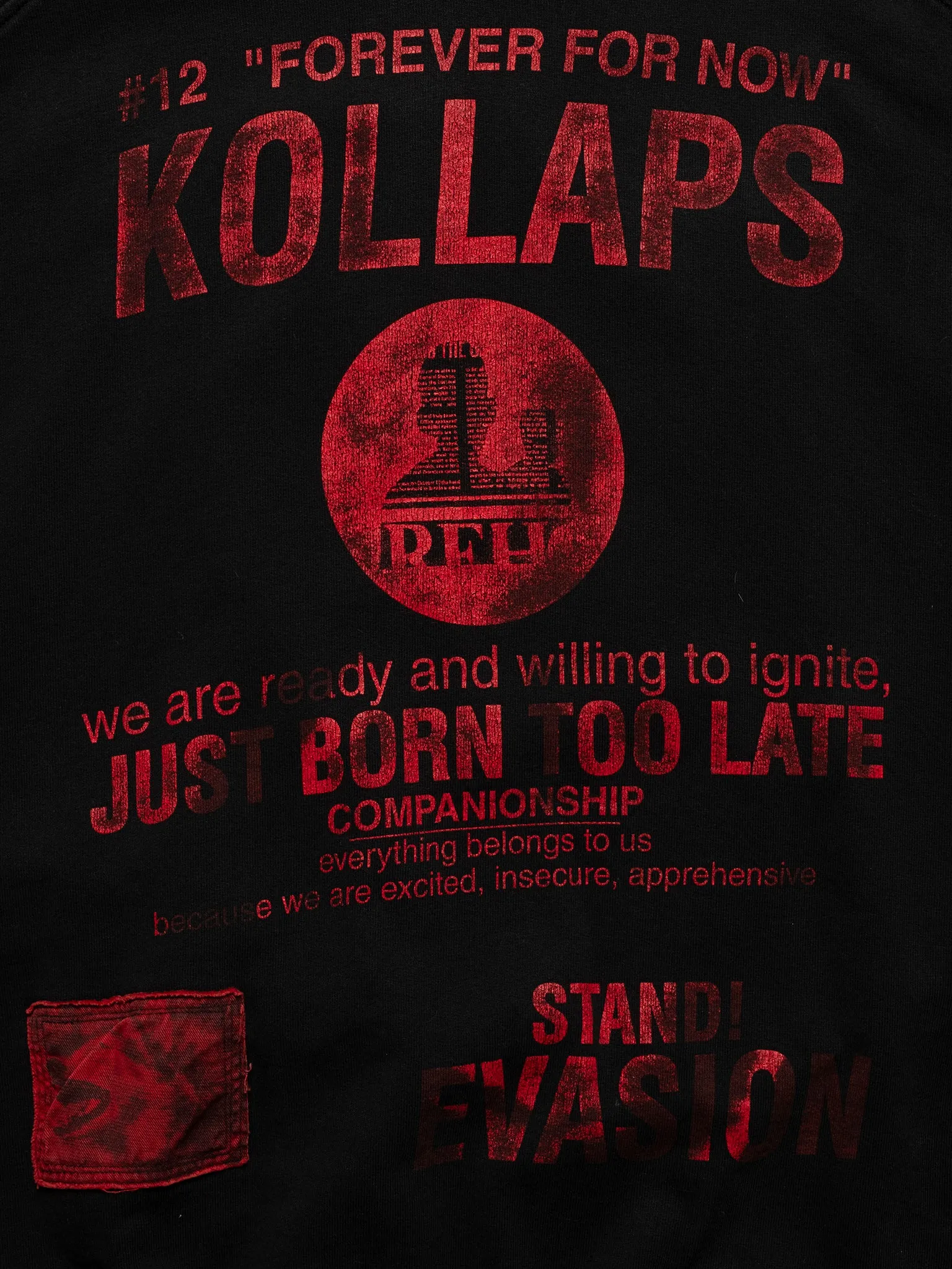 'Kollaps' Sleeveless Hoodie