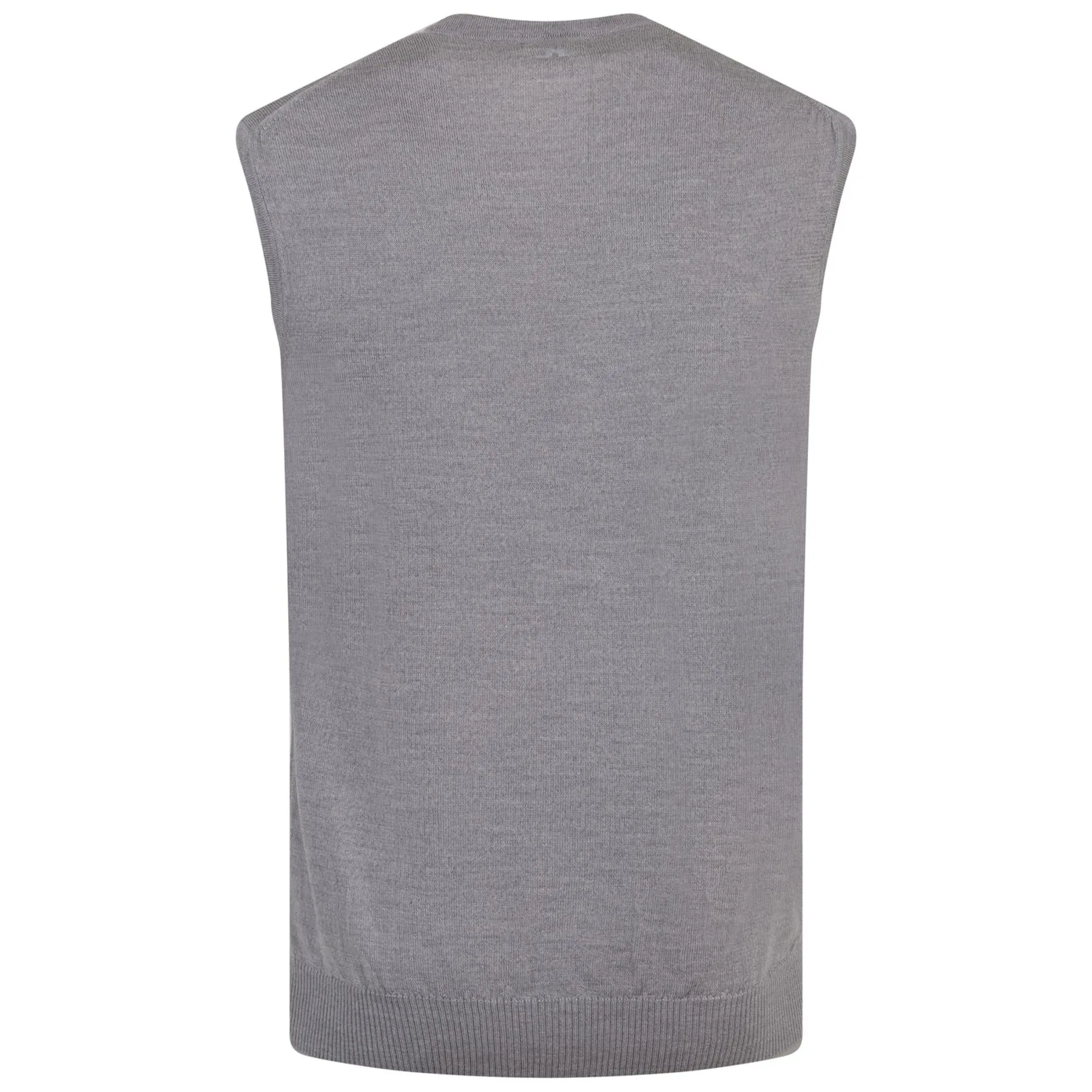 Liam Knitted Gilet Grey Melange - AW23