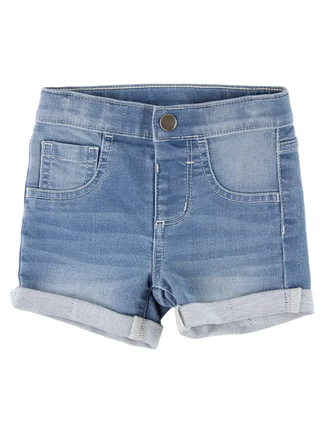 Light Wash Girl's Jean Stretch Shorts