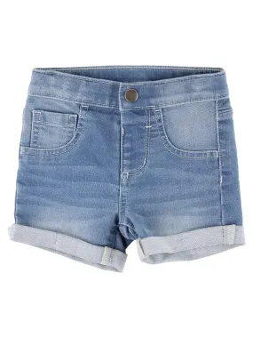 Light Wash Girl's Jean Stretch Shorts