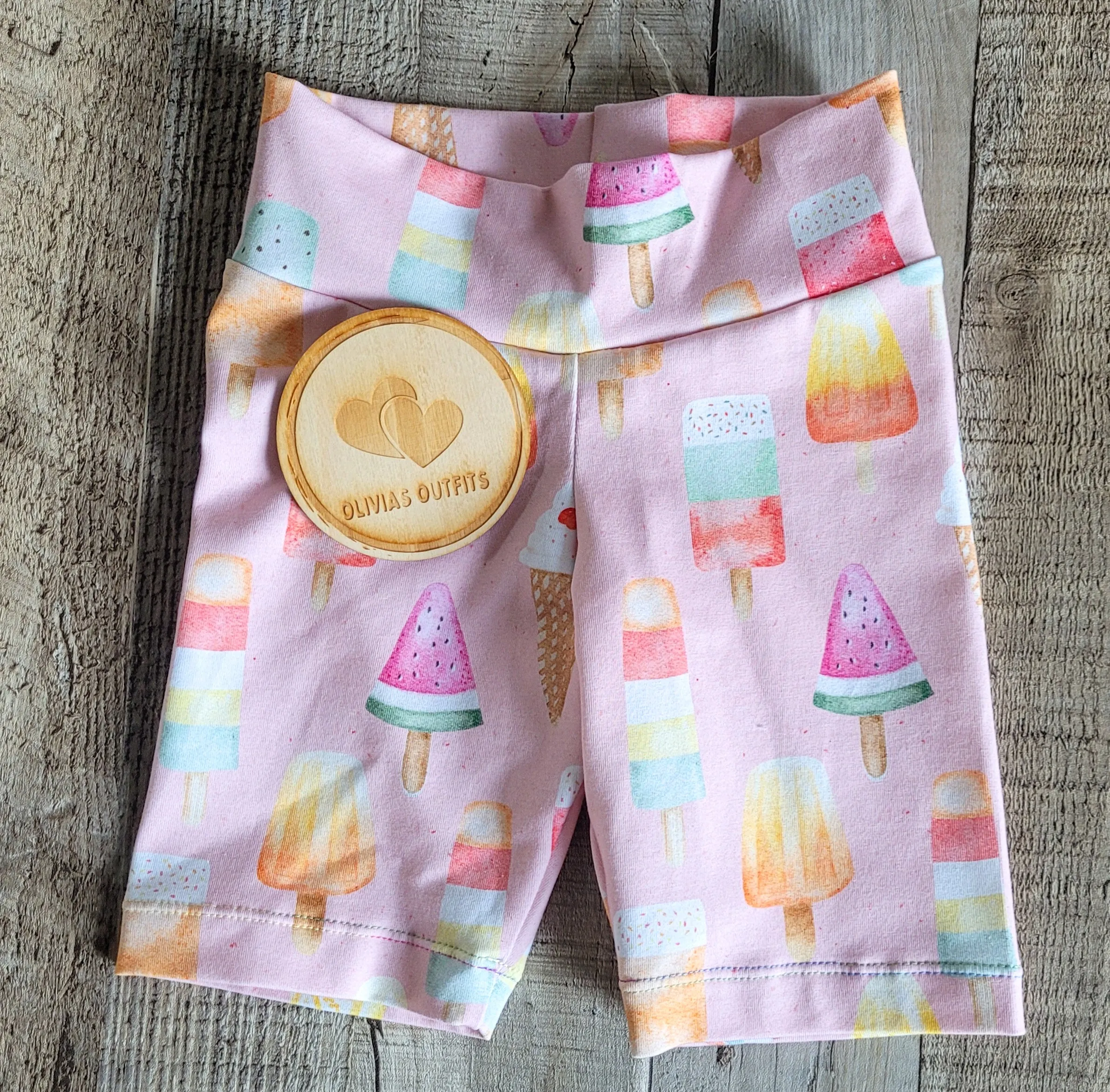 Lollies - Blush 12-18m bike shorts