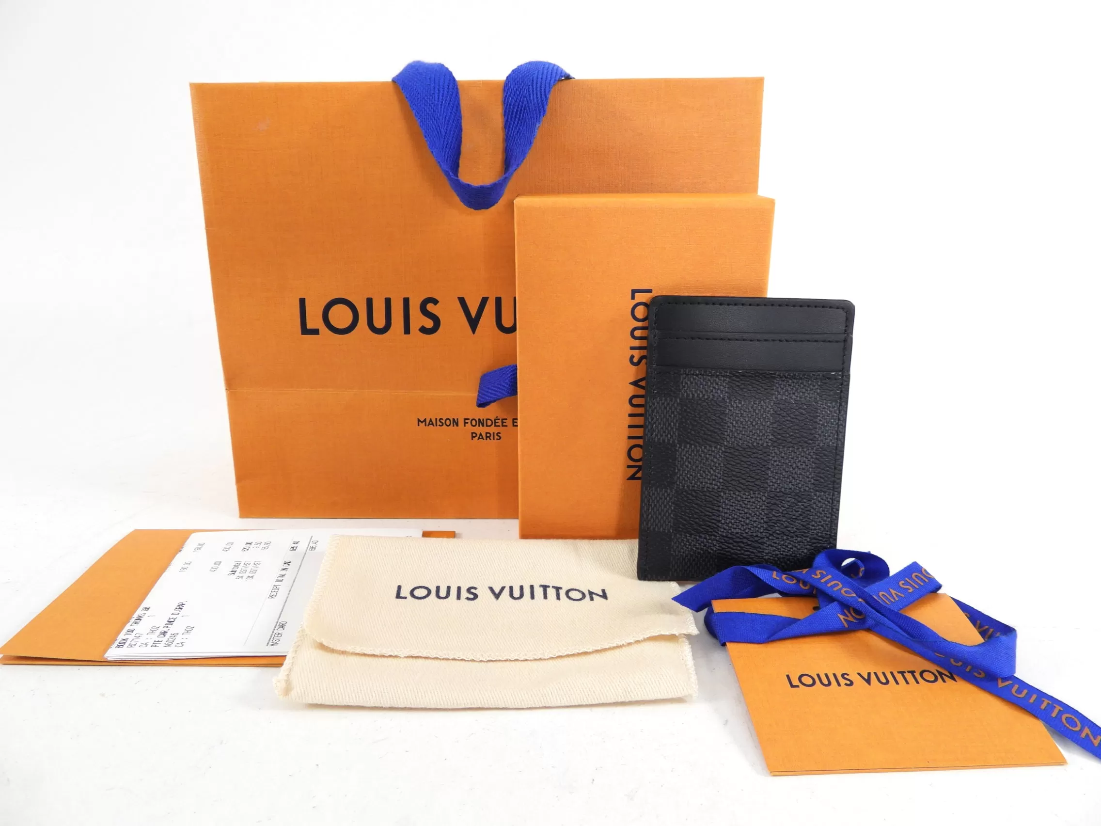 Louis Vuitton Damier Graphite Porte Card Prince Card Holder