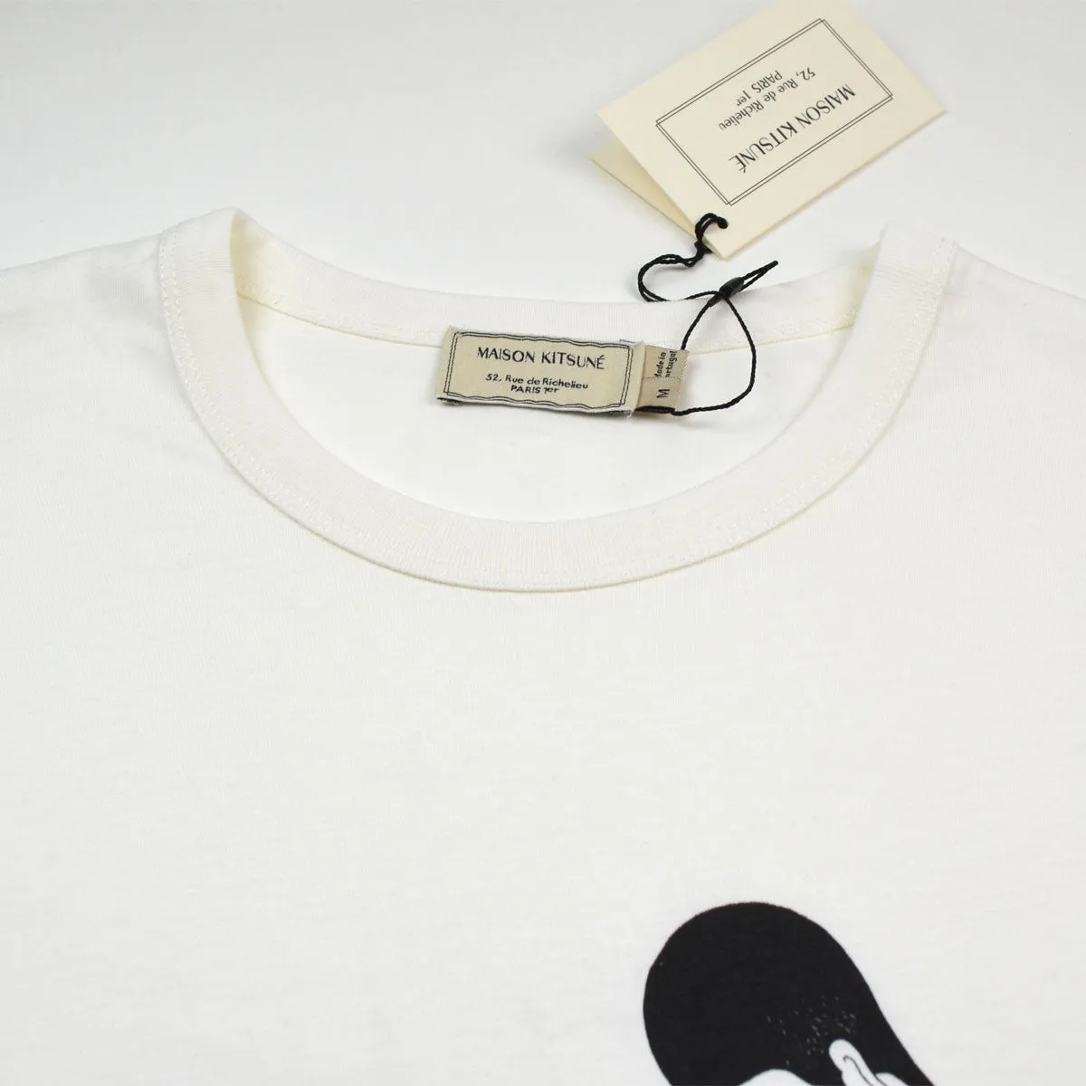 Maison Kitsuné - Moonassi Pray T-shirt - White