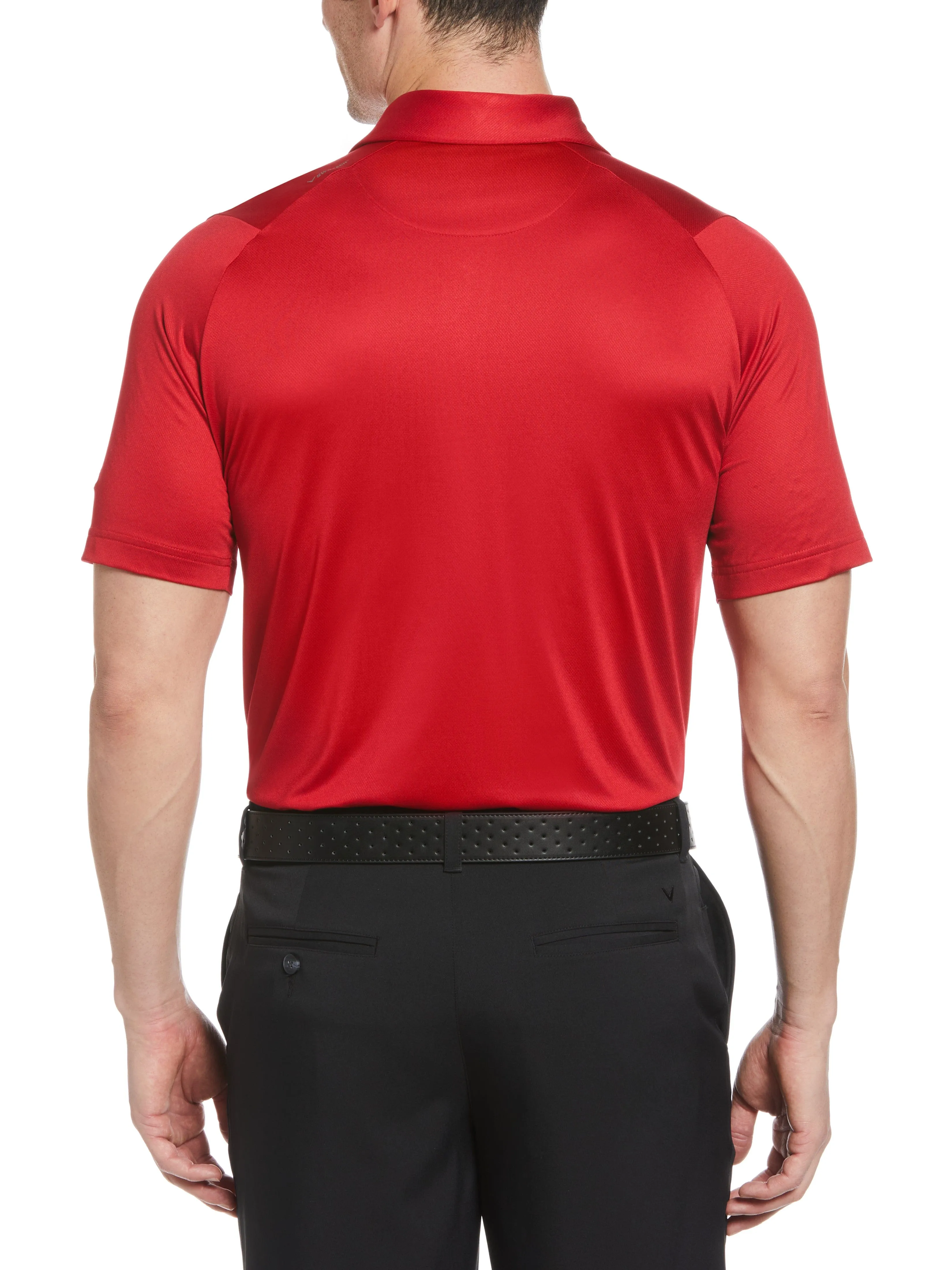 Men's Swing Tech Solid Golf Polo