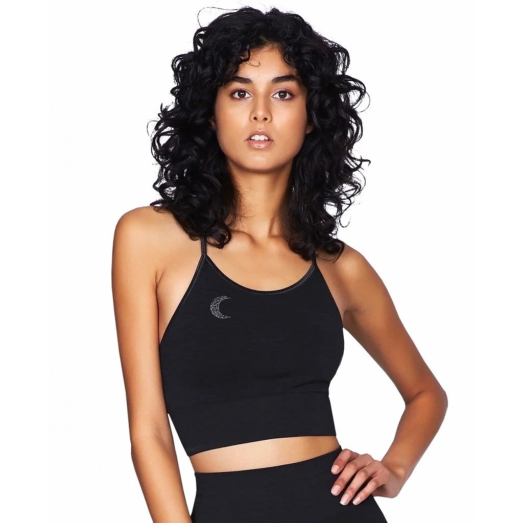 Moonchild Solstice Midi Top Black Silver