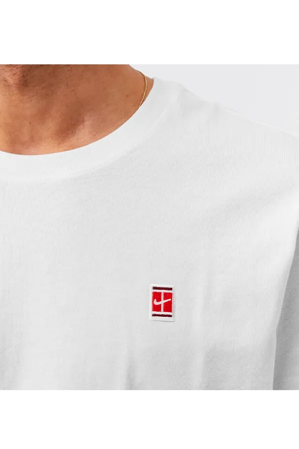 Nike Court Tee Heritage Logo White