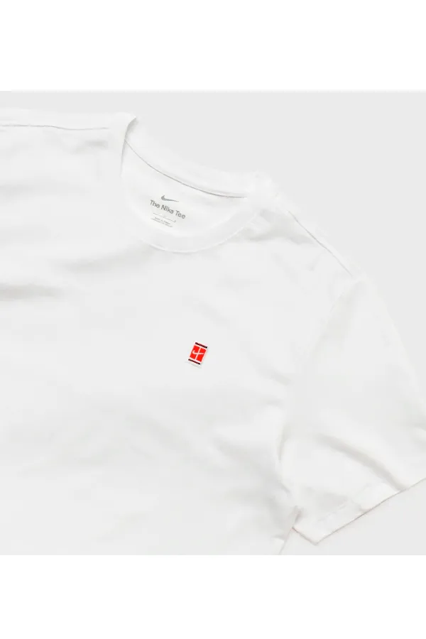 Nike Court Tee Heritage Logo White