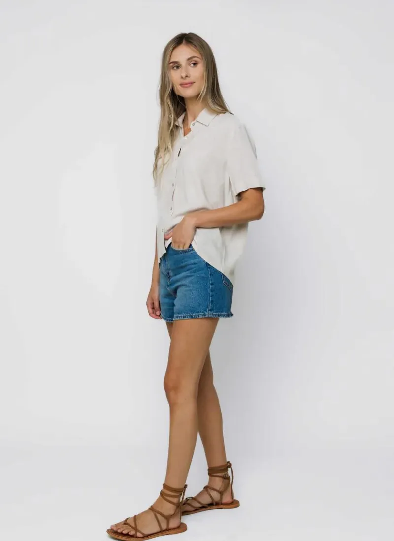 Nina Roll Cuff Shirt