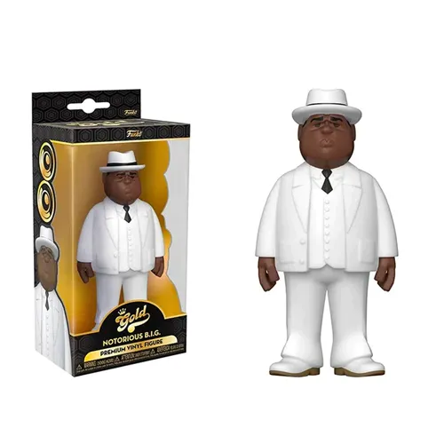 NOTORIOUS B.I.G. BIGGIE SMALLS FUNKO GOLD 5 FIGURE