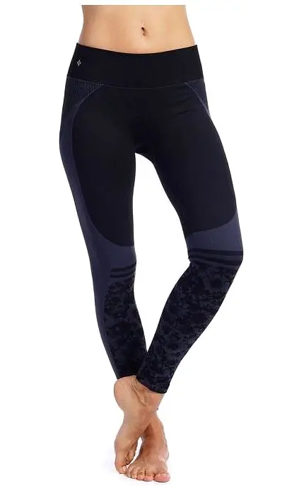 Nux Active Flower Legging Charcoal