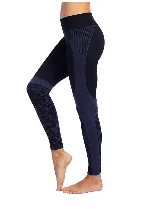 Nux Active Flower Legging Charcoal