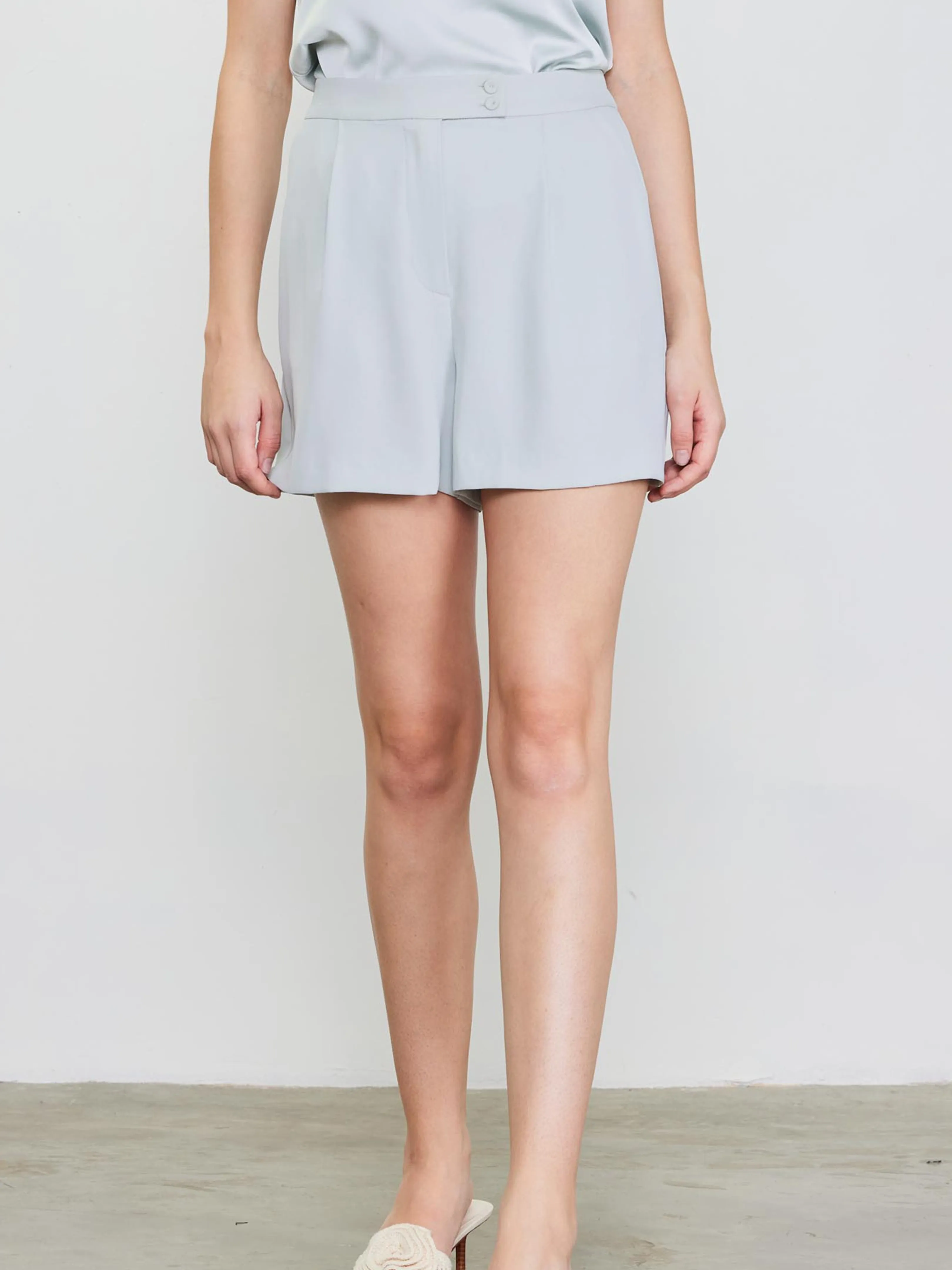 On My Mind Shorts - Dove Grey