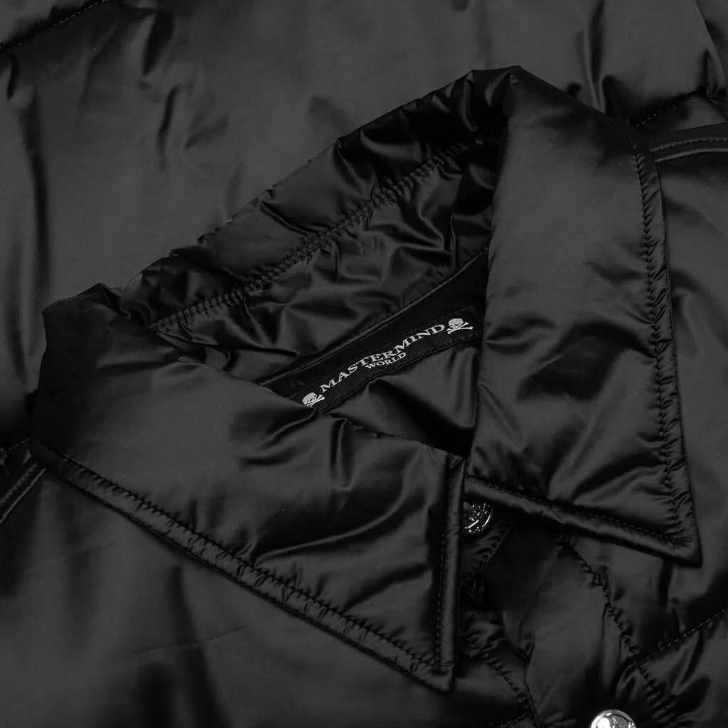 Padded Shirt Jacket - Black