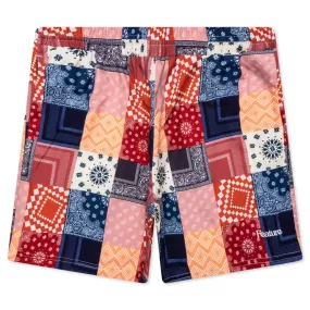 Paisley Cabana Short - Ember