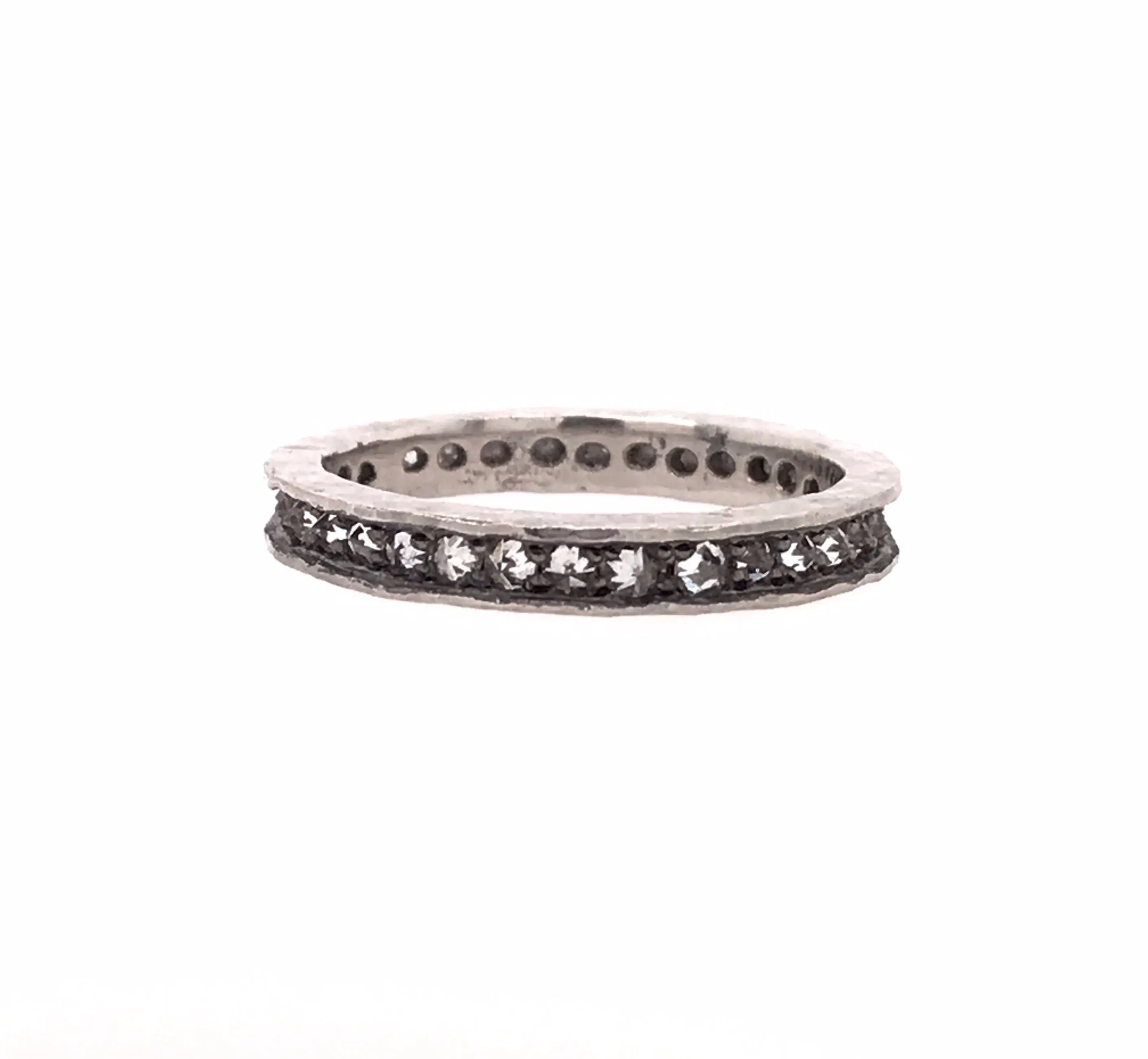 Palladium Diamond Eternity Band