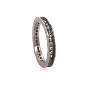 Palladium Diamond Eternity Band