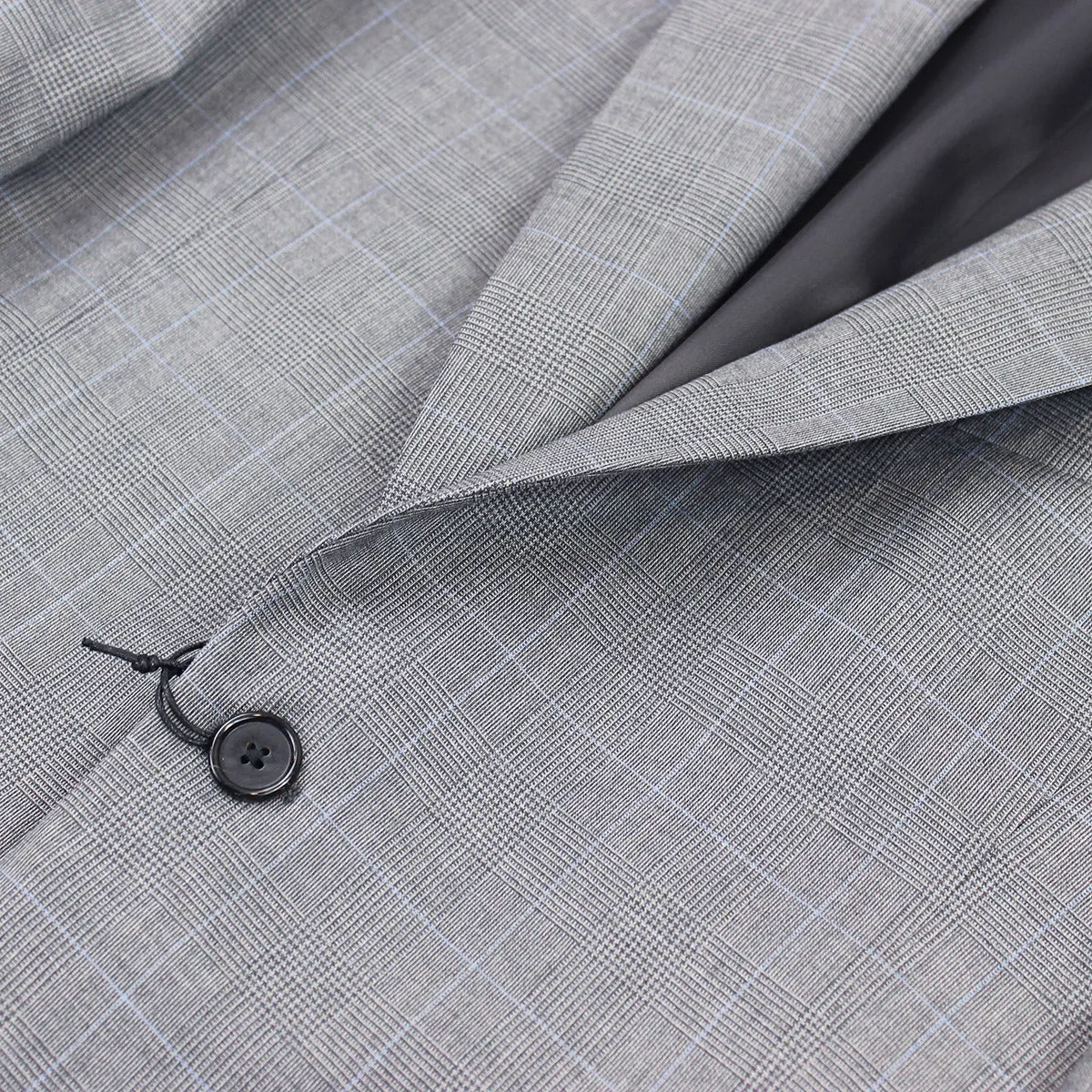 Paul Smith - Soho Tailored Fit Suit in Grey/Blue Check