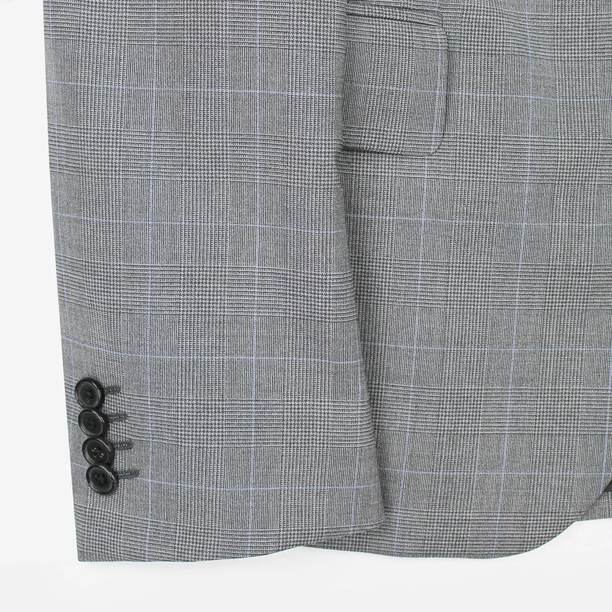 Paul Smith - Soho Tailored Fit Suit in Grey/Blue Check