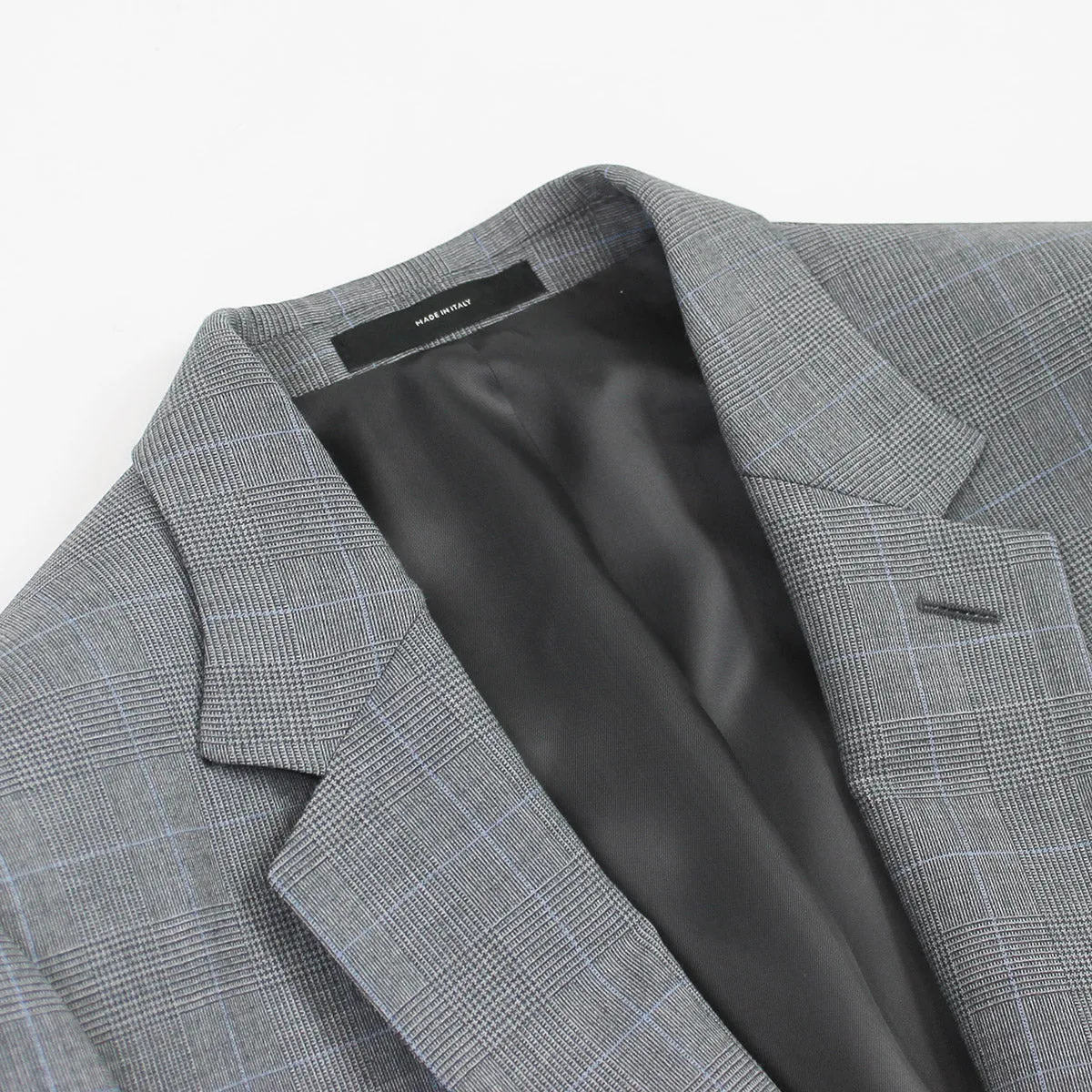 Paul Smith - Soho Tailored Fit Suit in Grey/Blue Check