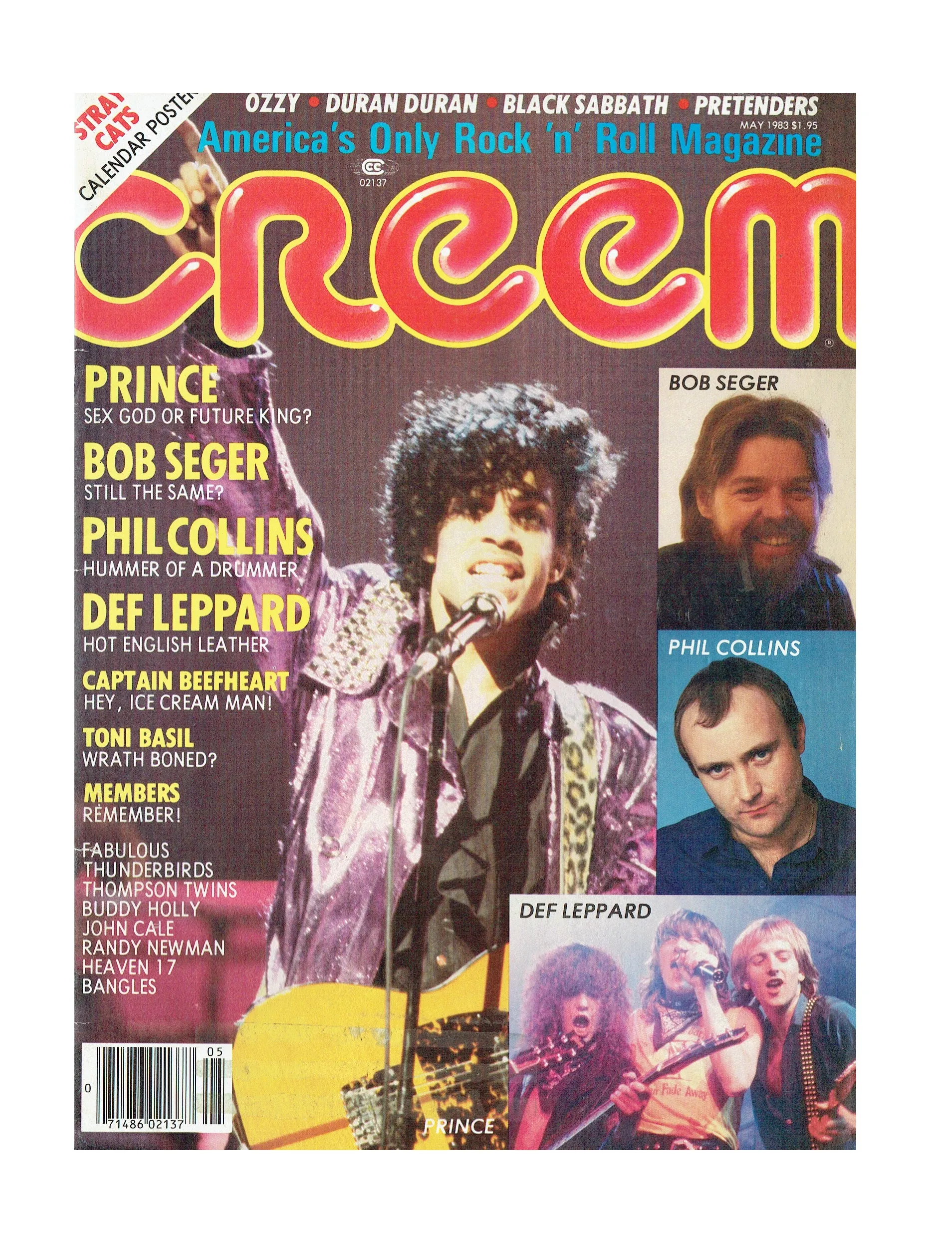 Prince – Cream Magazine May 1983 Prince Cover & 3 Page Article