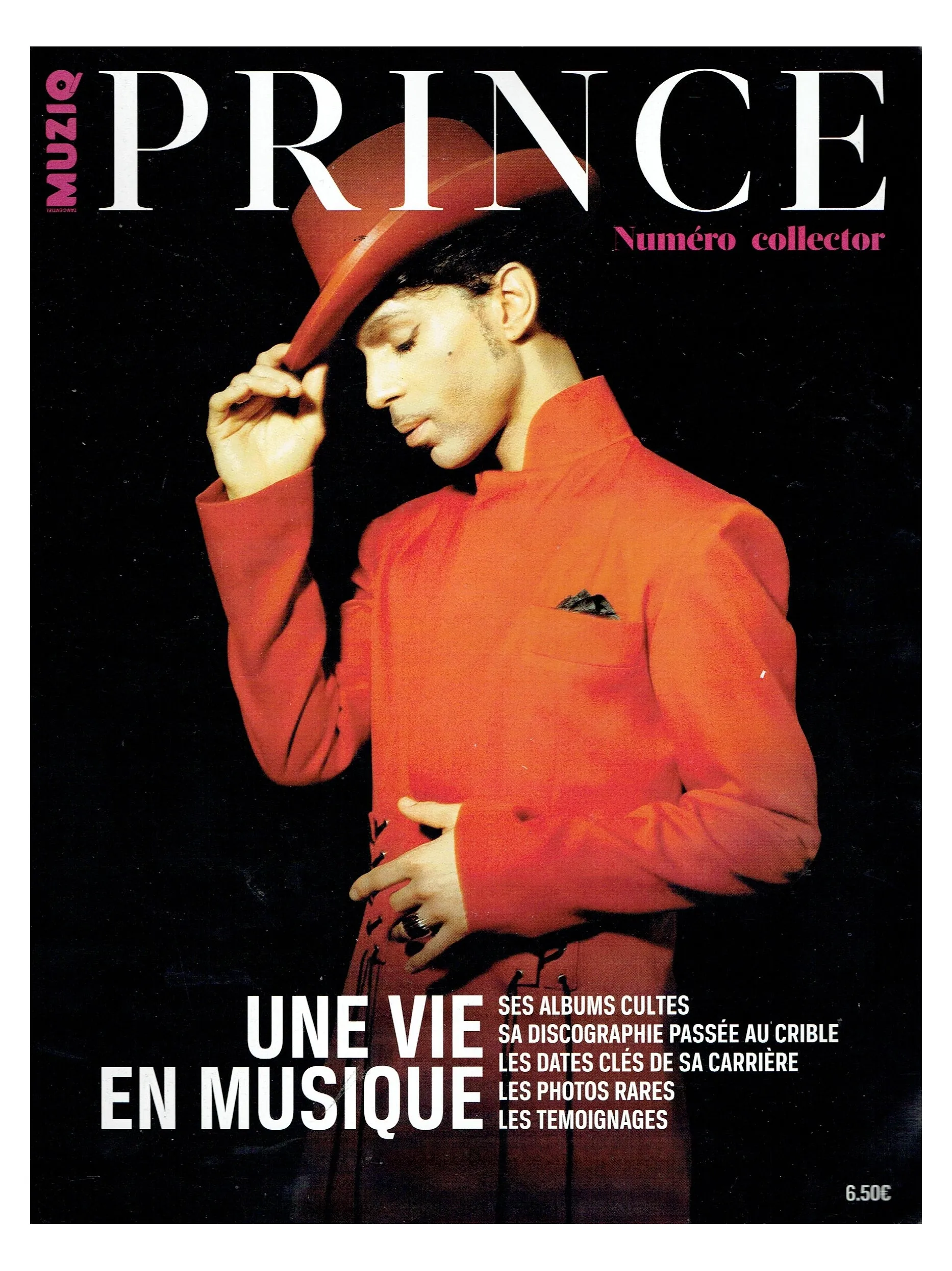 Prince – MUZIQ Magazine Number Collector All Prince As New French Language