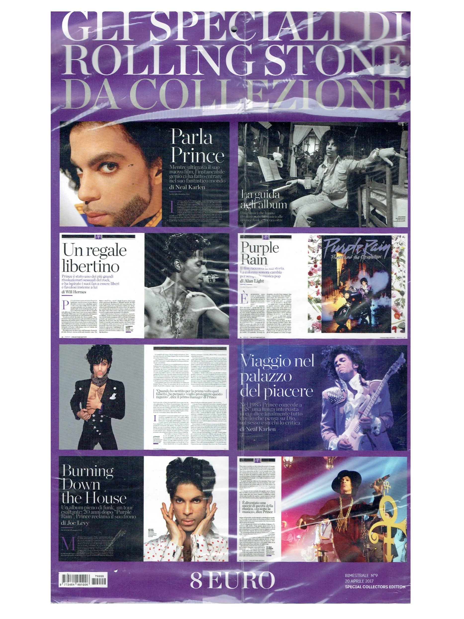 Prince – Rolling Stone Magazine Special Collectors Edition All Prince As New Italian Language Sealed