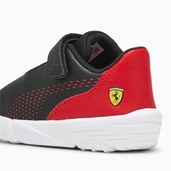 PUMA KIDS SCUDERIA FERRARI DRIFT CAT DECIMA MOTORSPORT BLACK/RED SHOES